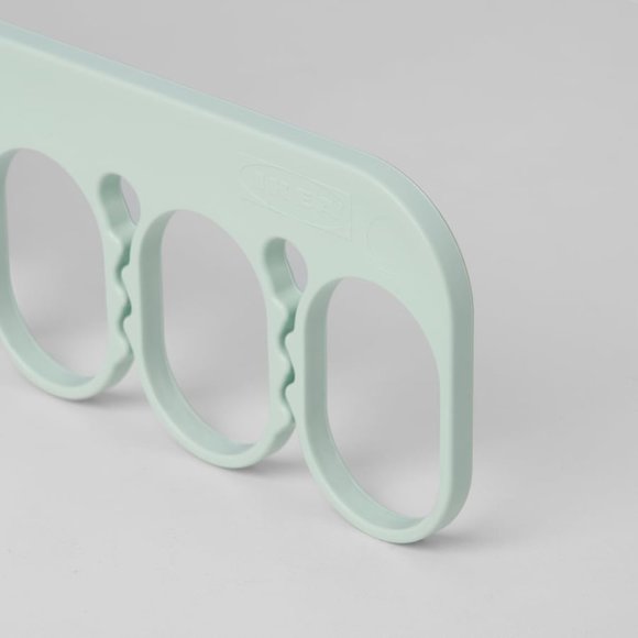 New IKEA SLIBB Hanger With 8 Grip Clips Green 305.677.27 - Picture 4 of 4